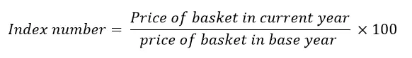 Calculate Inflation Index