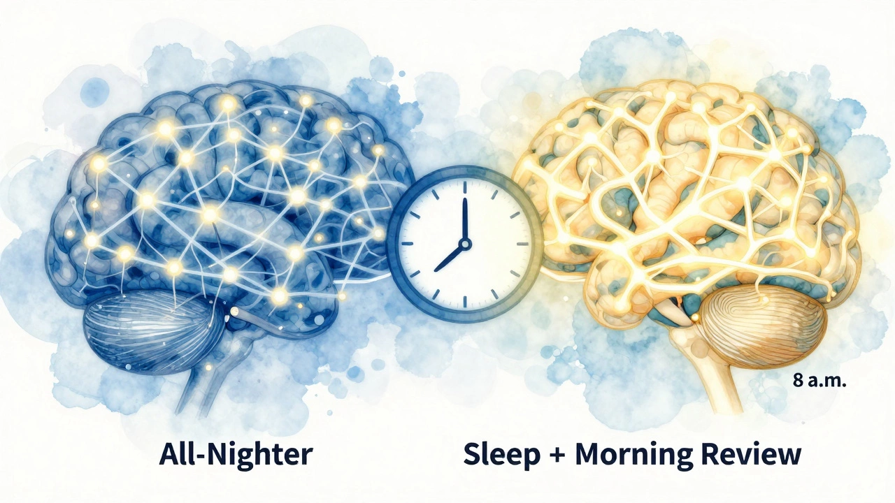 Two contrasting brain diagrams showing chaotic vs. clear neural connections.