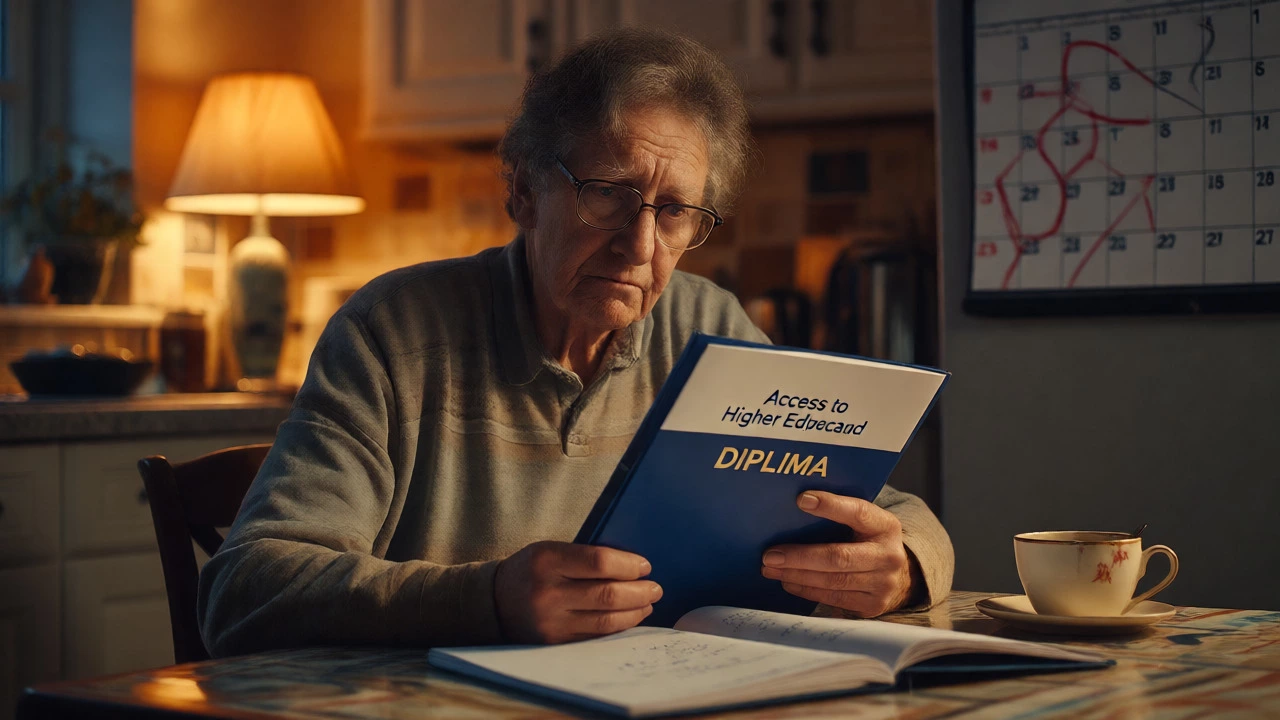 Mature adult studying for Access to HE Diploma at home